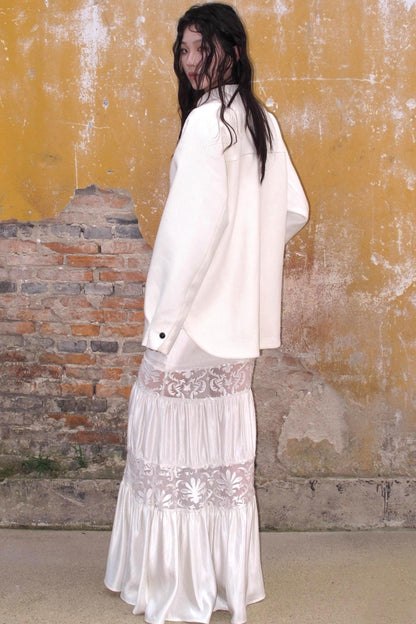 Patchwork Lace Mermaid Skirt