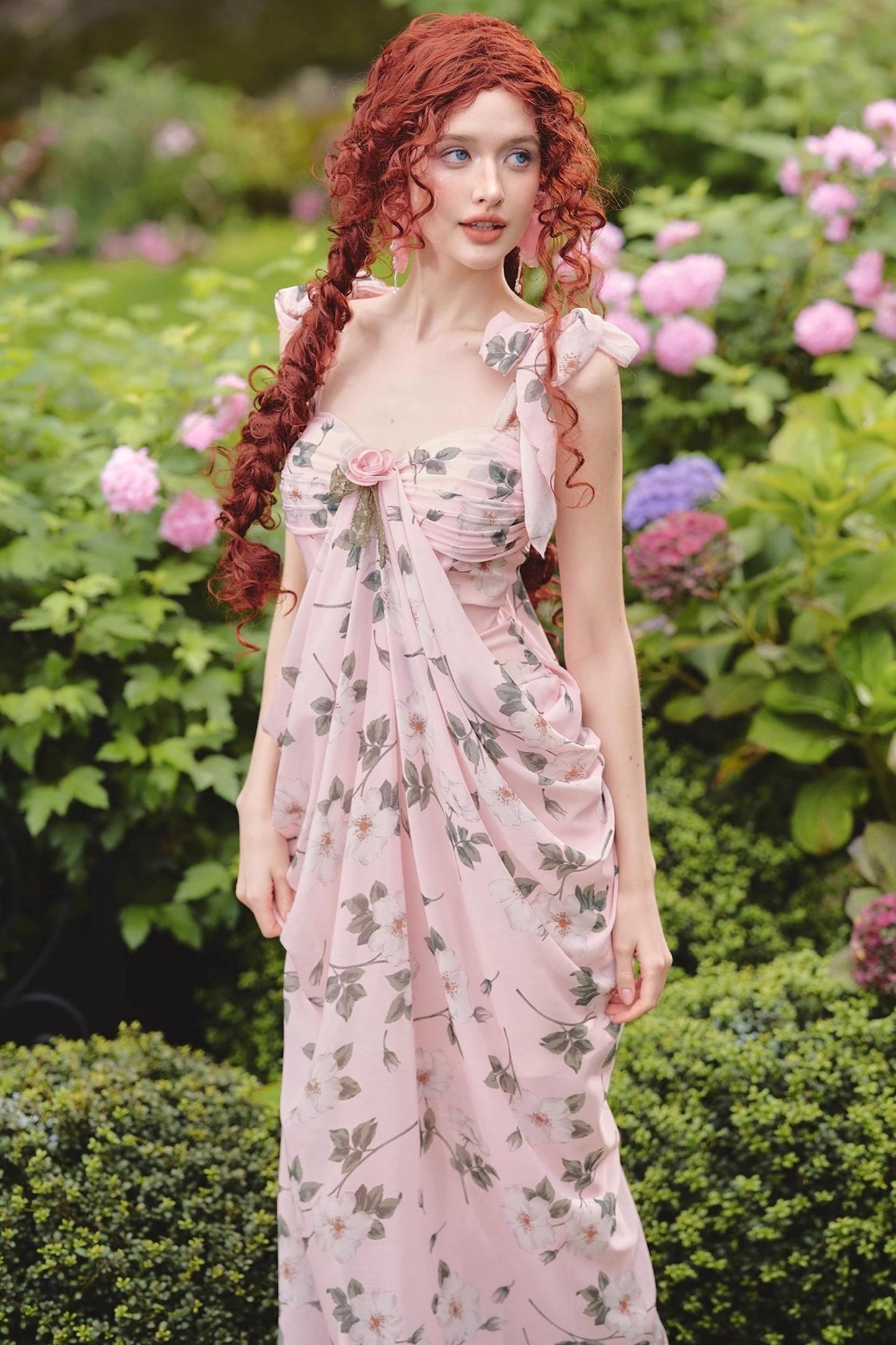Gardenia Tea Floral Dress