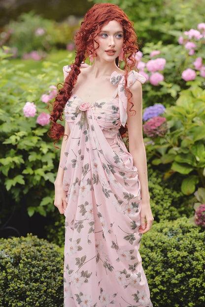 Gardenia Tea Floral Dress