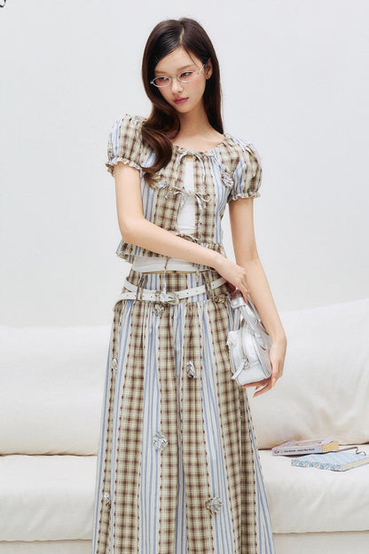 Floral Patchwork Bastier Skirt Set-Up