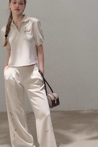 Flexi Wide-Leg Sweatpants