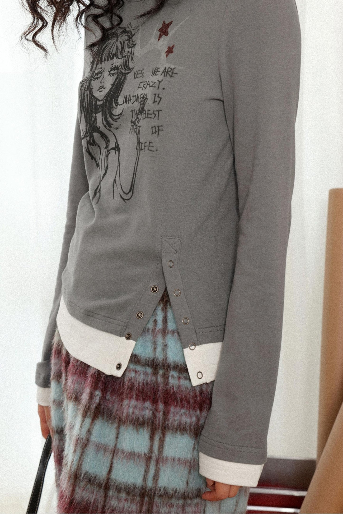 Crew Neck Long Sleeve T-Shirt