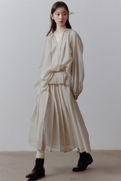 Apricot Gray Sunscreen Cover-Up