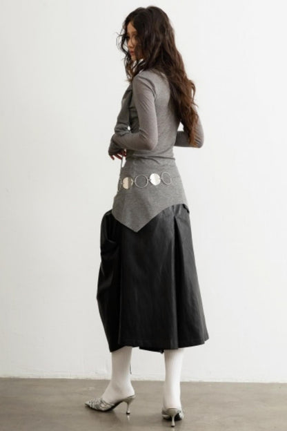 Classical Pleated Layered Top