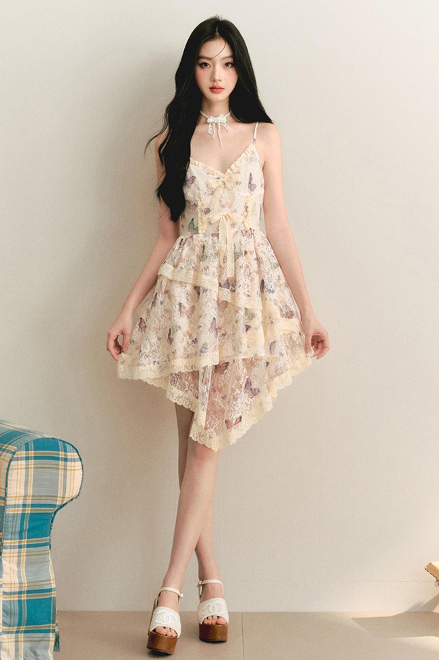 Berlin Girl Vintage Lace Halter Dress