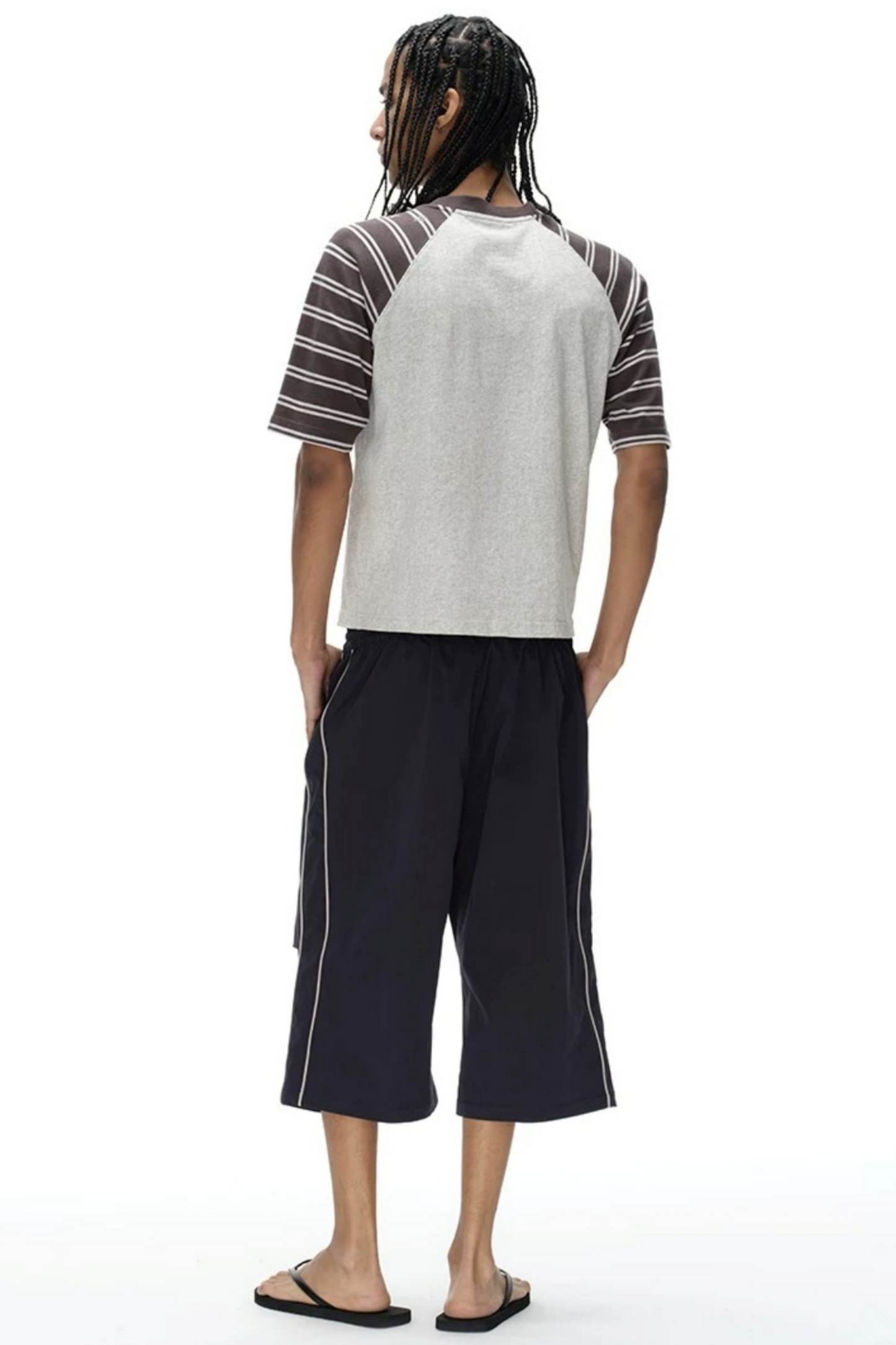 Retro Pleated Cargo Shorts