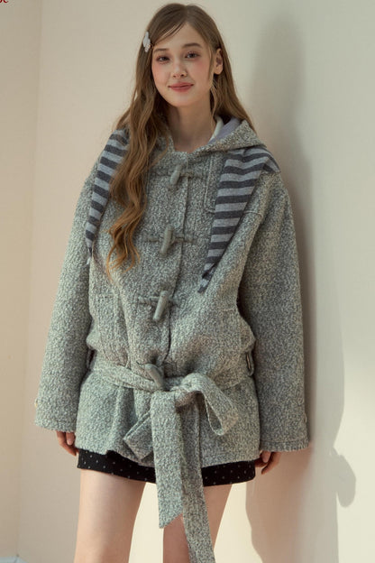 Collegiate Style Sheep Wool Jacket