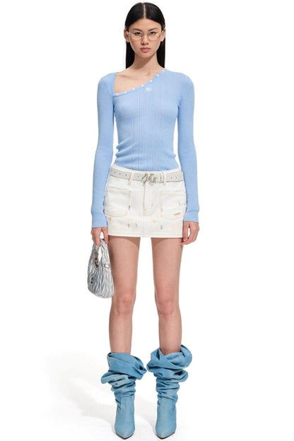 Polar Wool Ribbed Top