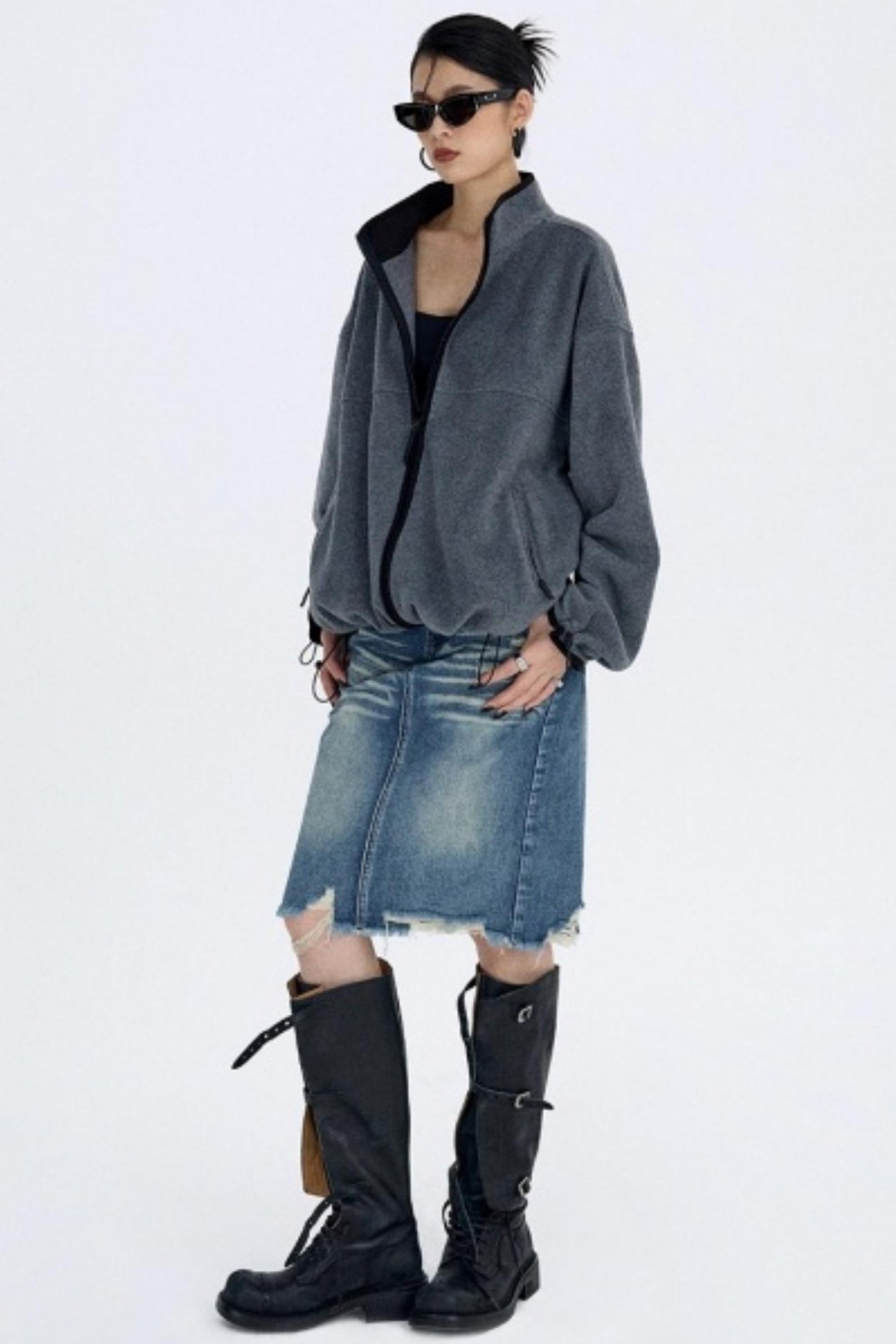 Seagull Gray Fleece Jacket