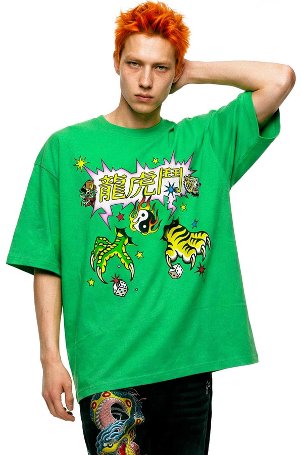 Dragon Tiger Hip-Hop Top