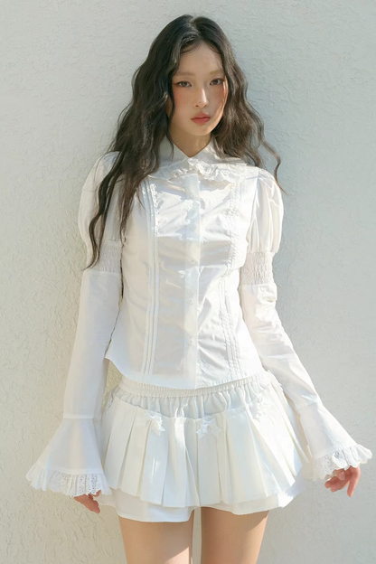 Lace Doll Collar Blouse