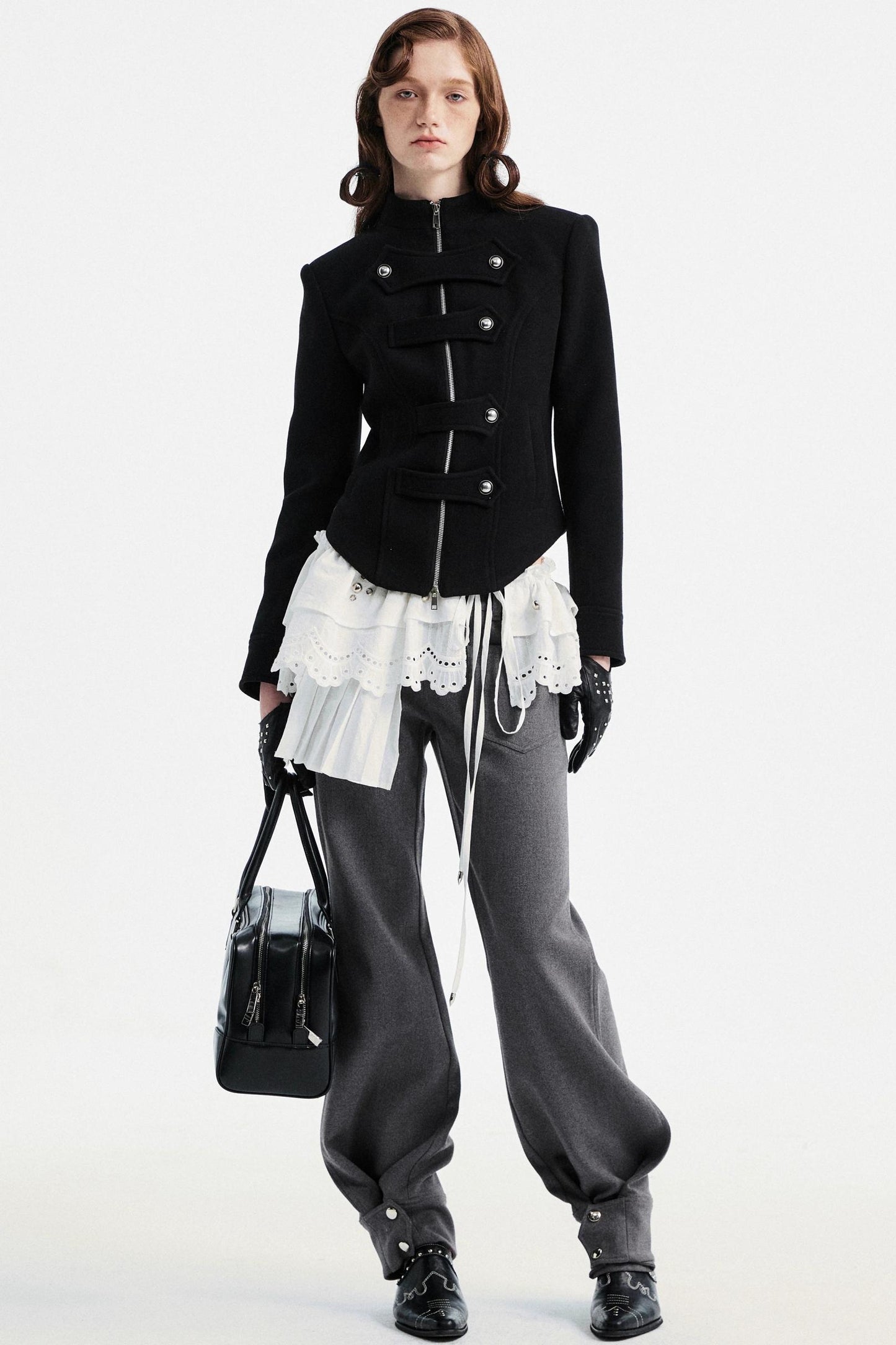 Lace Asymmetric Belt Accessory