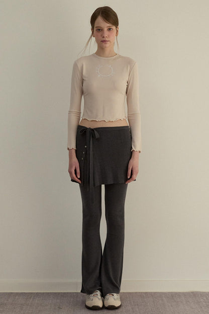 Star River Lace Sleeve Top