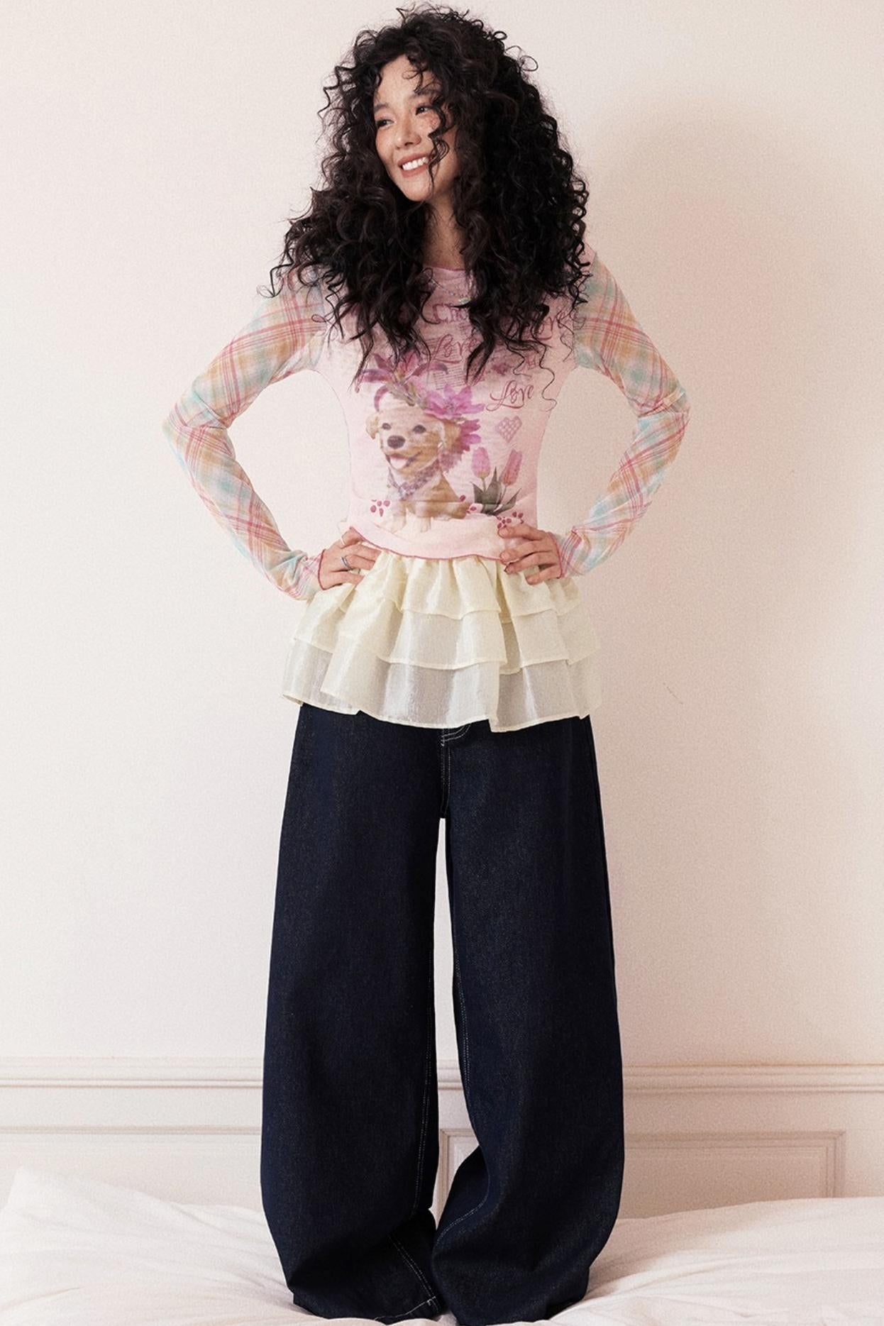 Original Vintage Wide Denim Pants