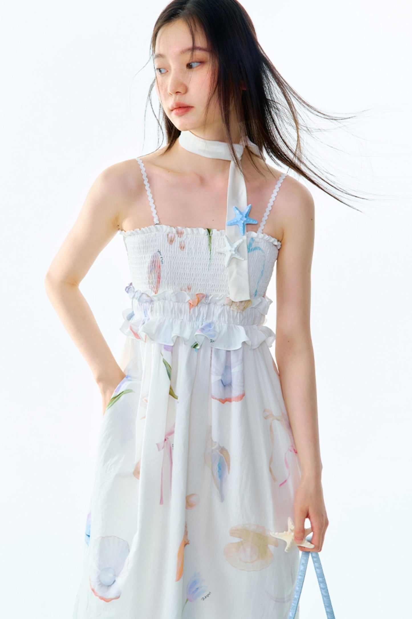 Chic Sea Bustier Skirt