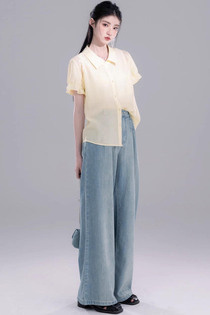 Zero Gravity Wide Leg Jeans