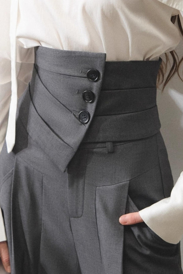 Mint Asymmetrical Shirt Set-Up