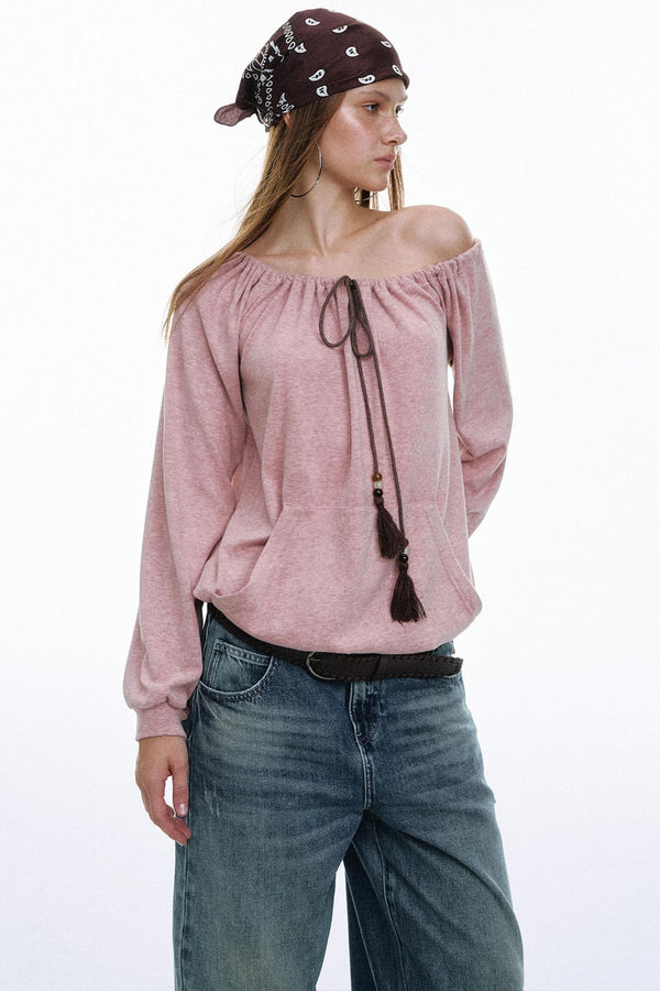 Bohemian One-Shoulder Top