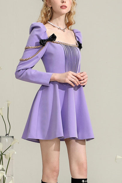 Bow Chain Elegant Spring Dress