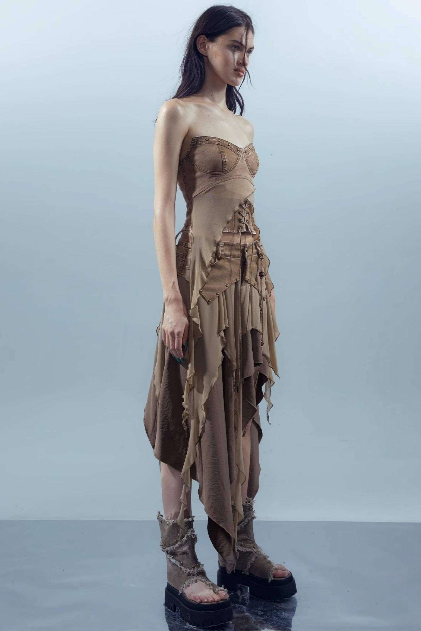 Eclectic Asymmetrical Skirt