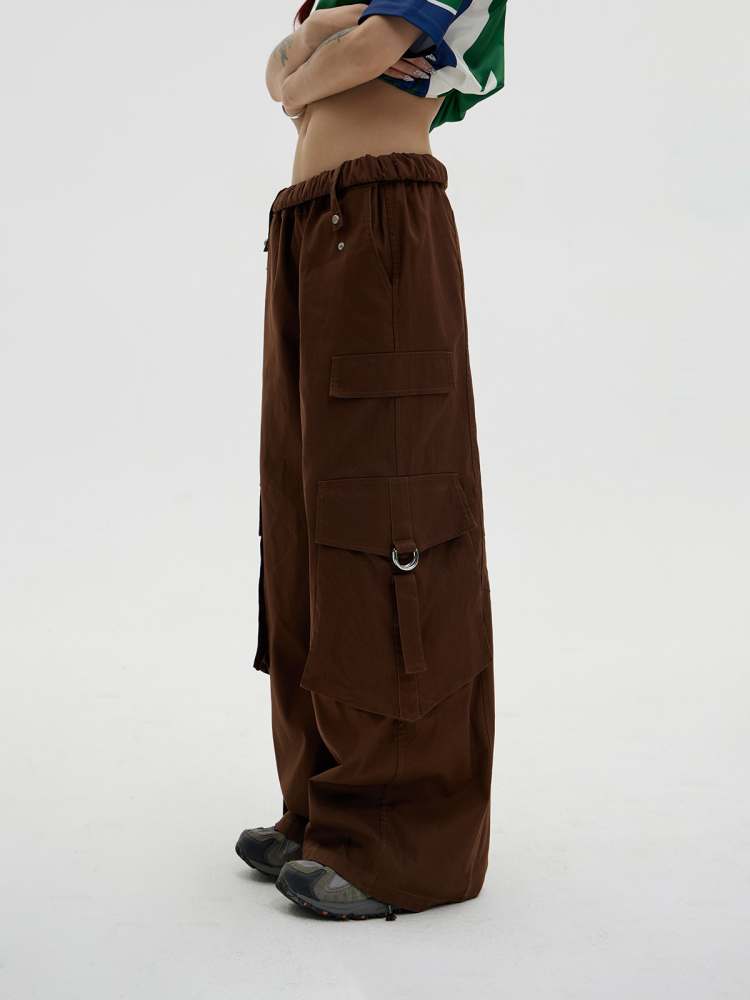 Multi Pocket American Retro Cargo Pants