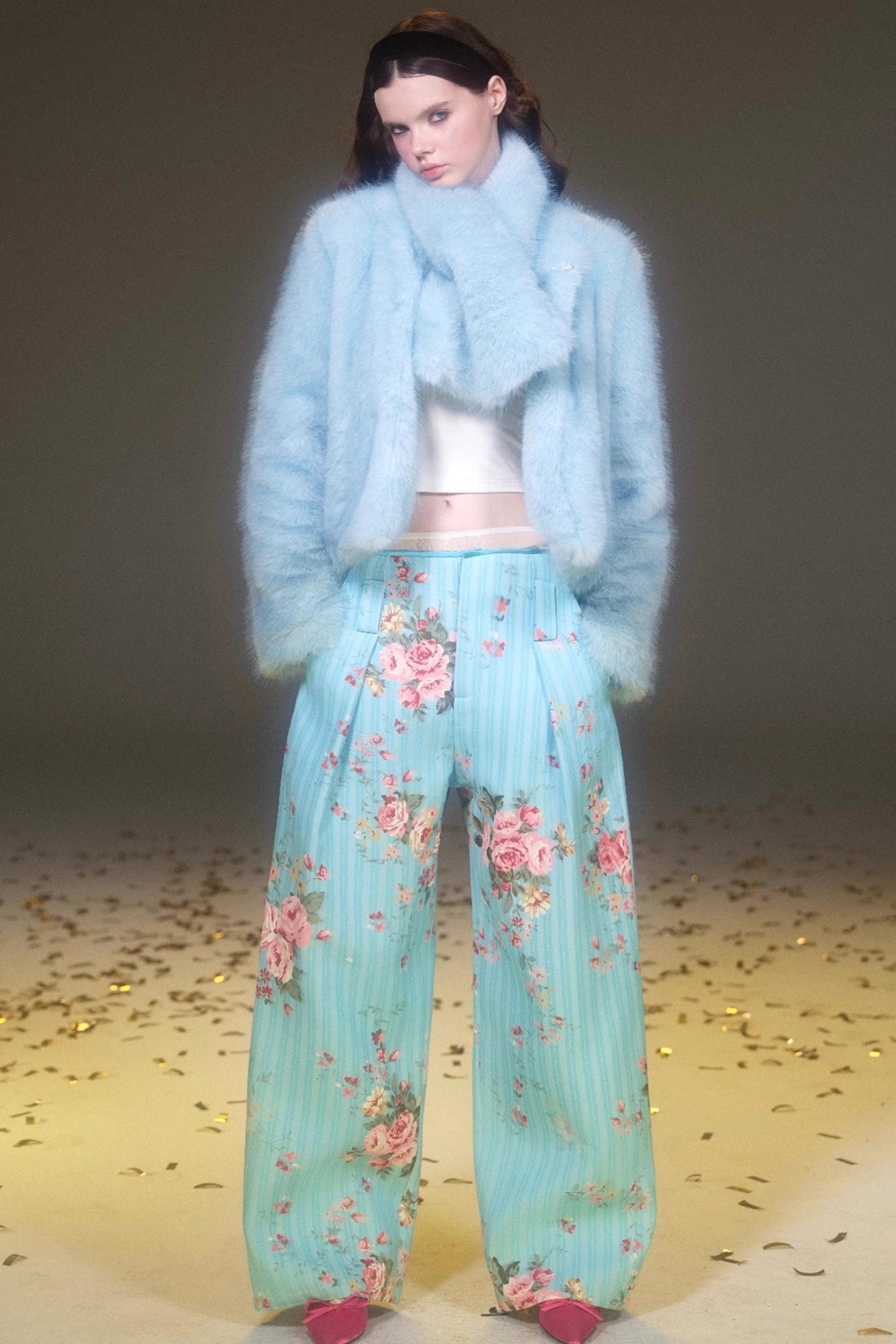 Glacier Rose Striped Pants