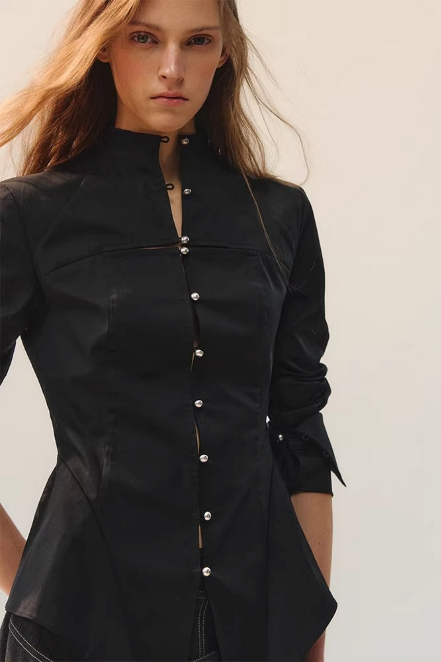 Night Wave Dekonstruierte Bluse