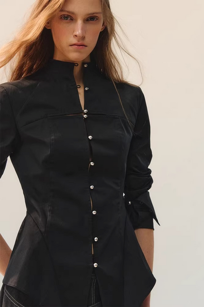Night Wave Dekonstruierte Bluse