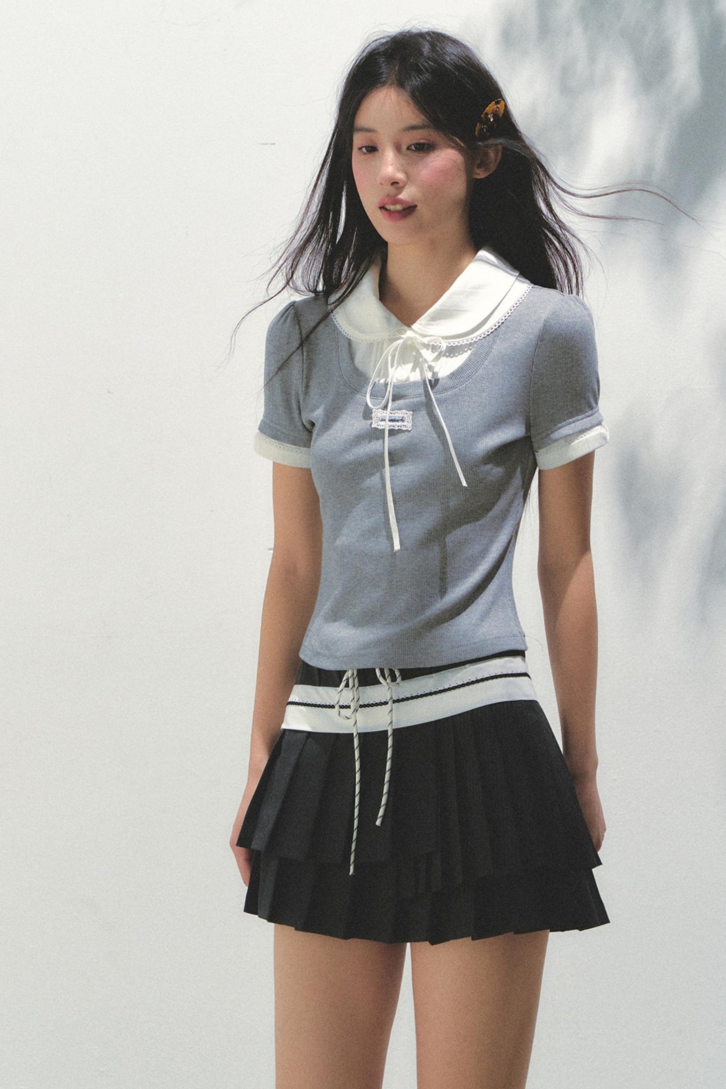 Chic Vintage Peplum Skirt