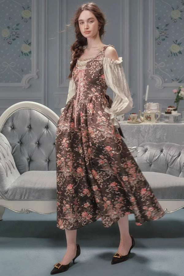Lacemade French Floral Dress