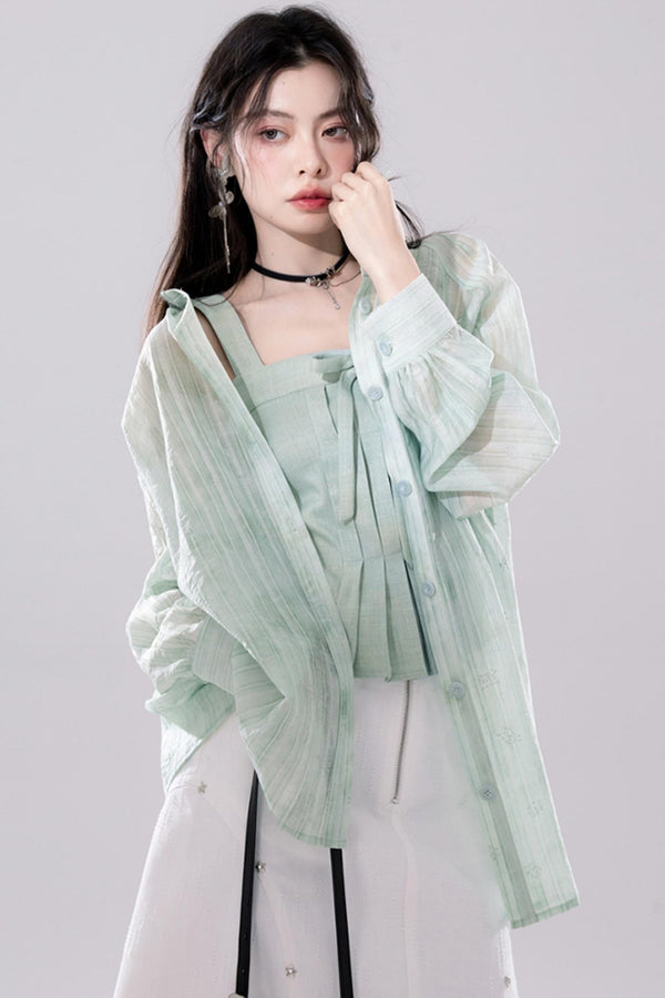 Ice Lime Green Lyocell Set