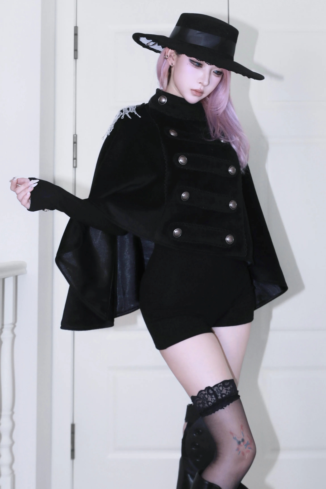 Detachable Tassel Cape