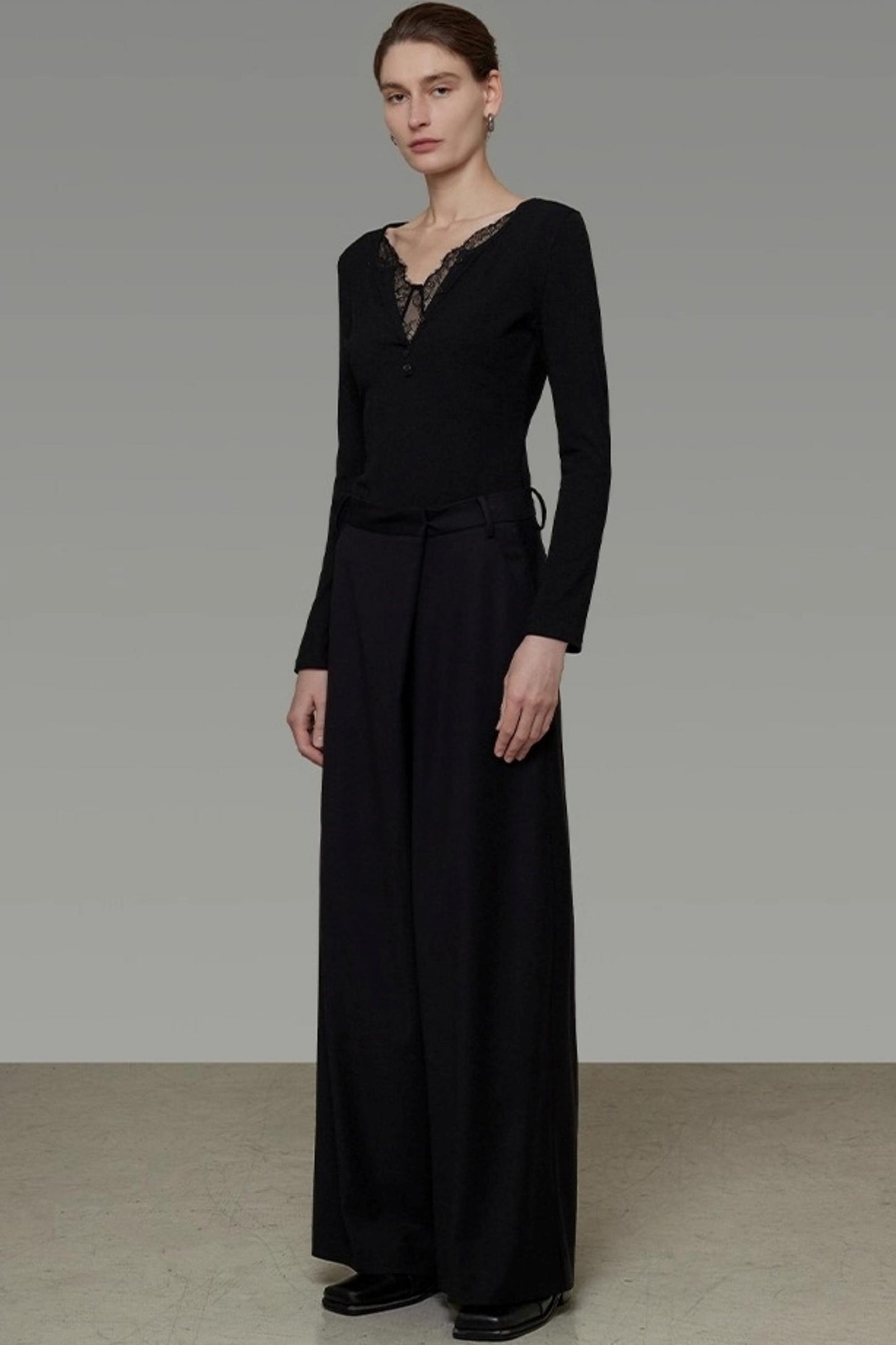 High-End Minimalist Slim Knitwear