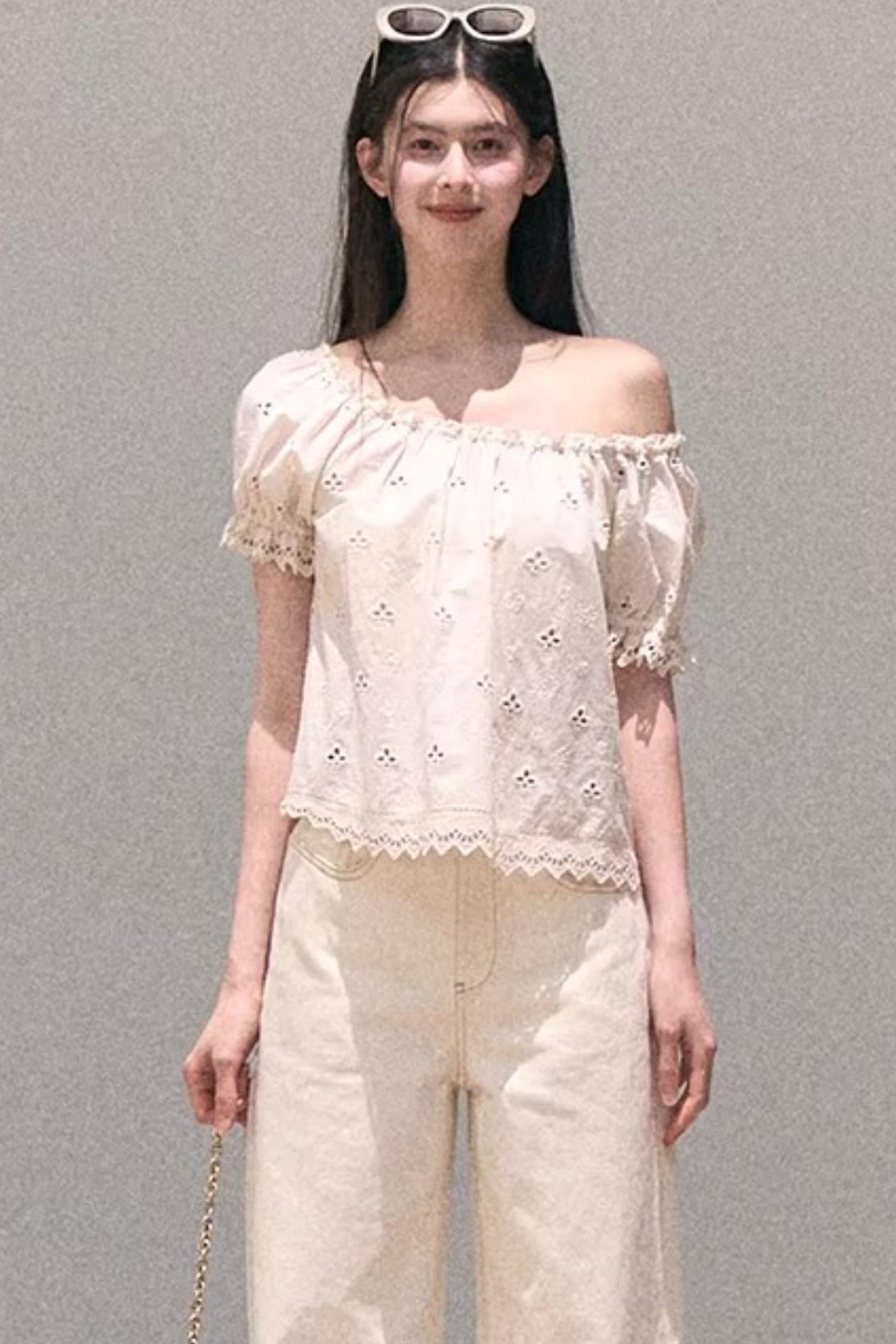 Pure Cotton Embroidered Doll Blouse