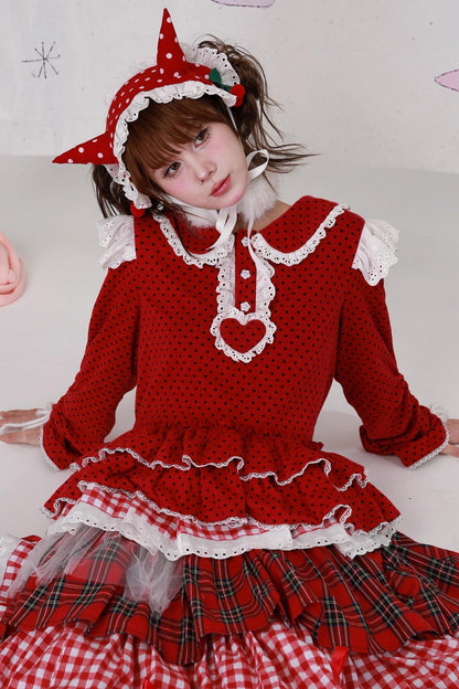 Christmas Girl Fleece Top