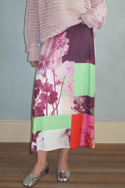 Neoclassical Vintage Knit Skirt