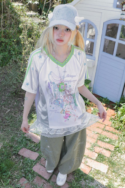 Dreamcore Frog Jersey T-Shirt