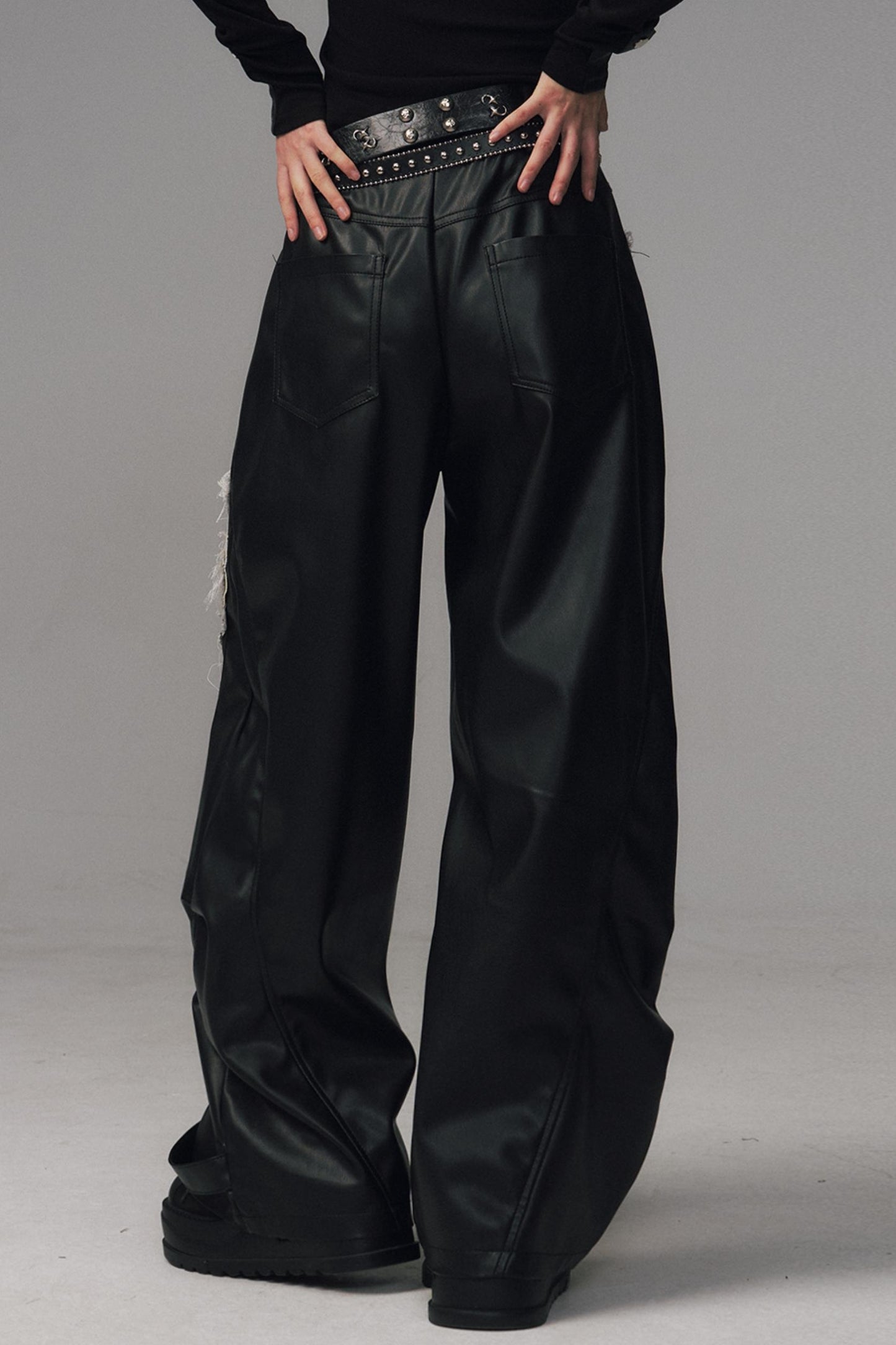Lost Split Leather Pants