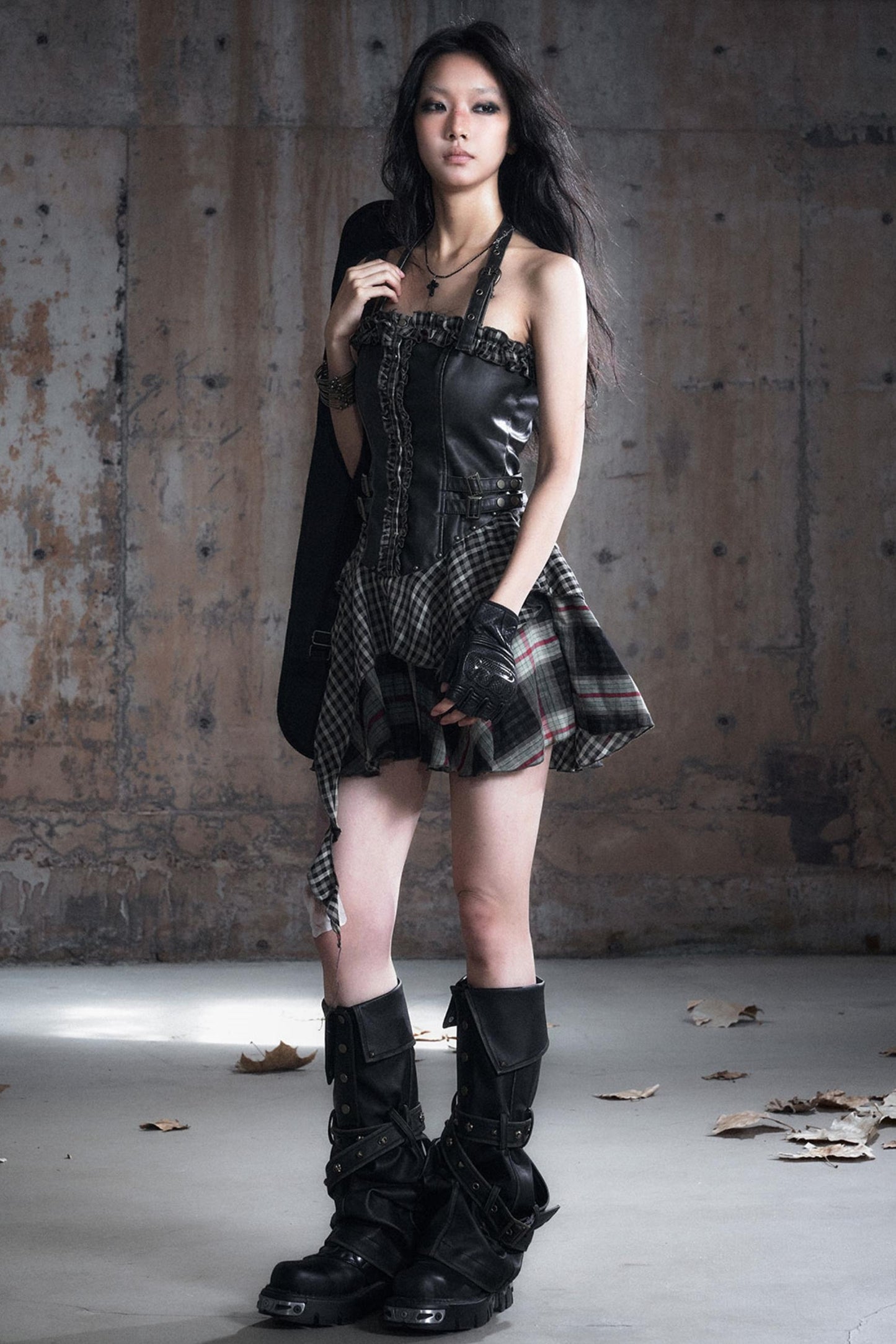 Polished Leather Boot Cover