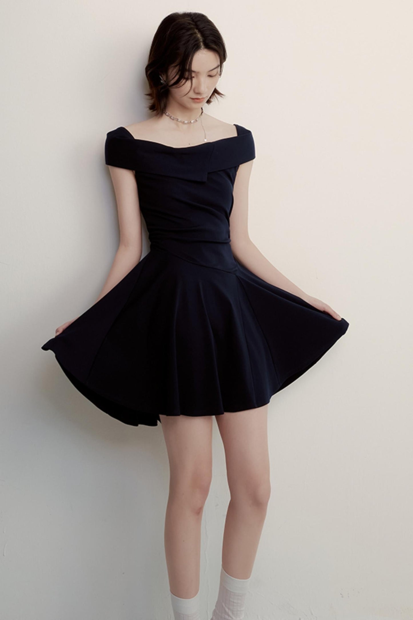 Midnight Patchwork Dress