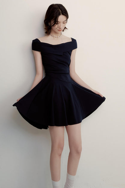 Midnight Patchwork Dress
