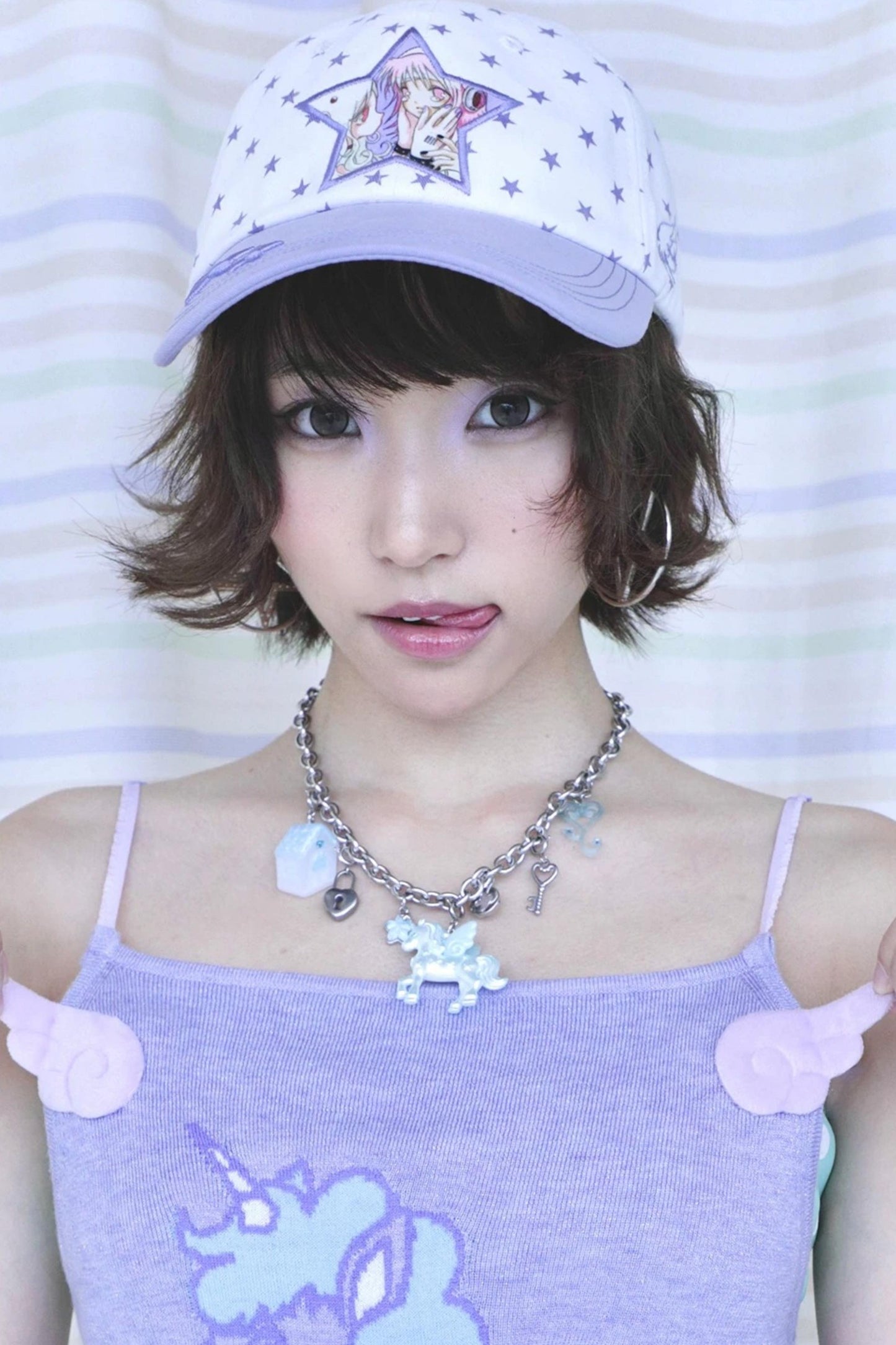 Dreamcore Purple Baseball Cap