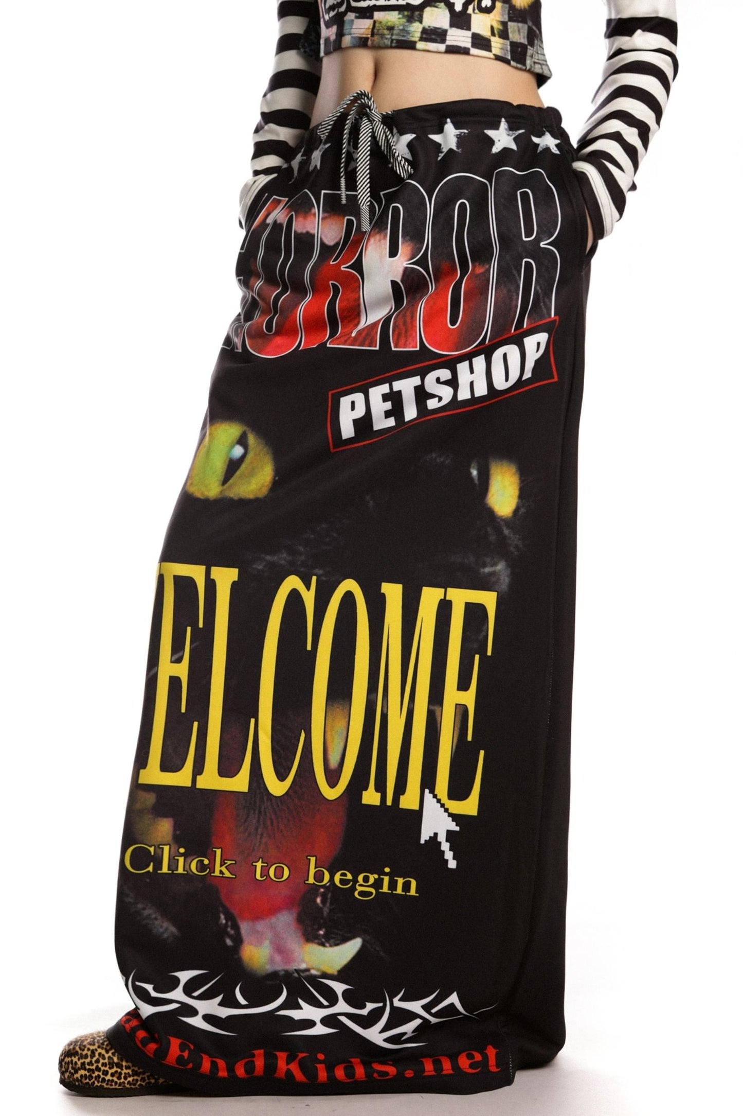 Punk Hot Girl Sweatshirt Skirt