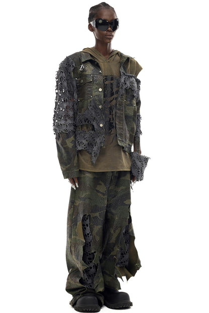 Cosmic Vortex Sleeveless Hooded Top