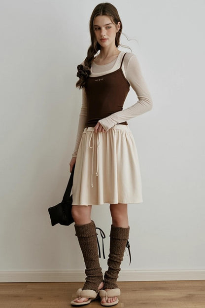 Velvet Slim Fit Bottom Camisole