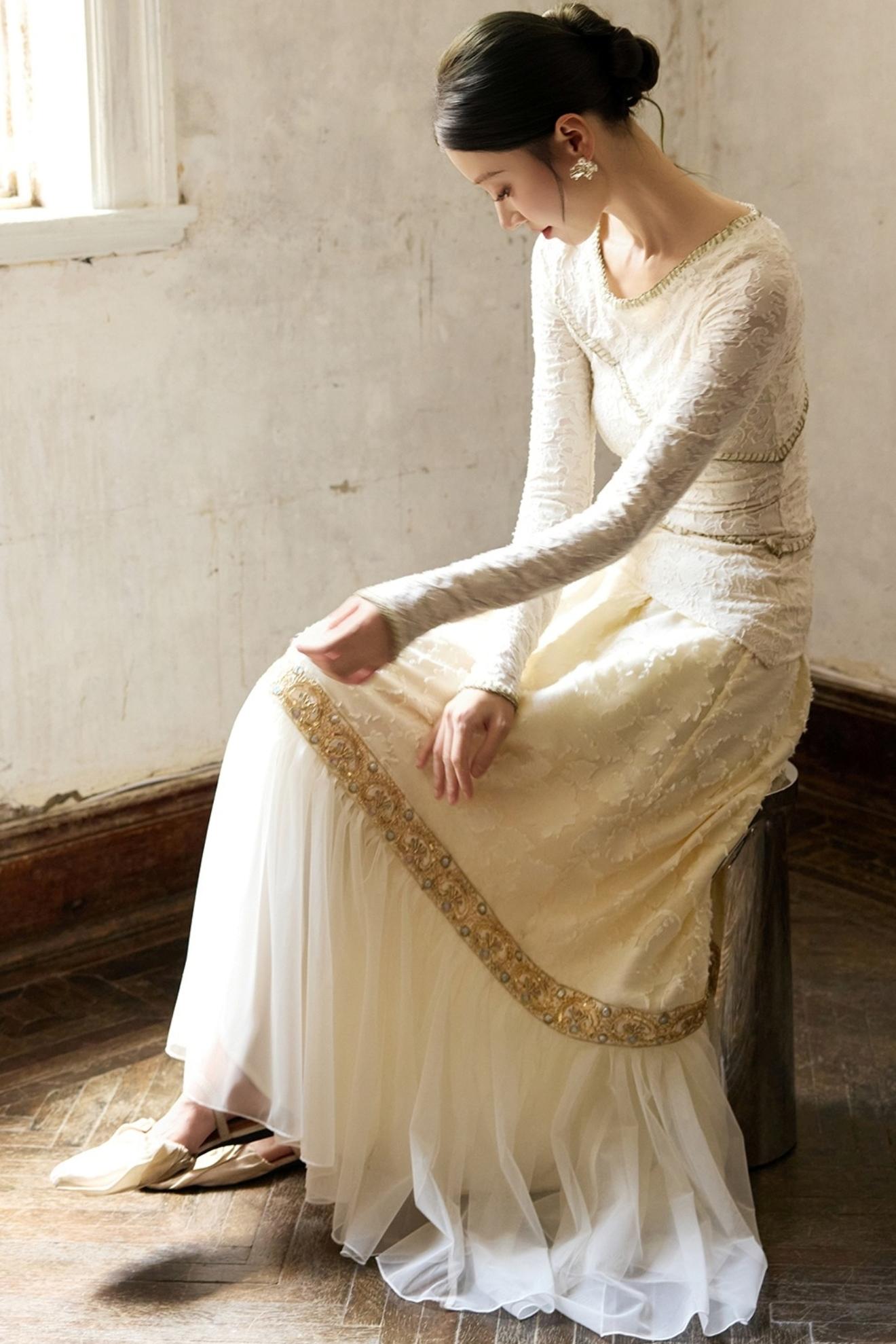 Slim Jacquard Knit Base Layer Top