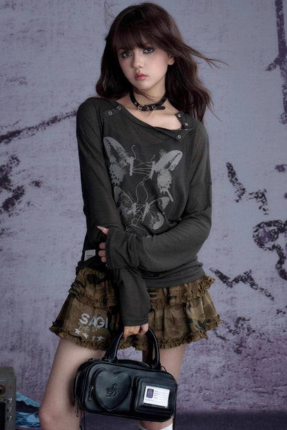 Fighting Spirit Butterfly Top