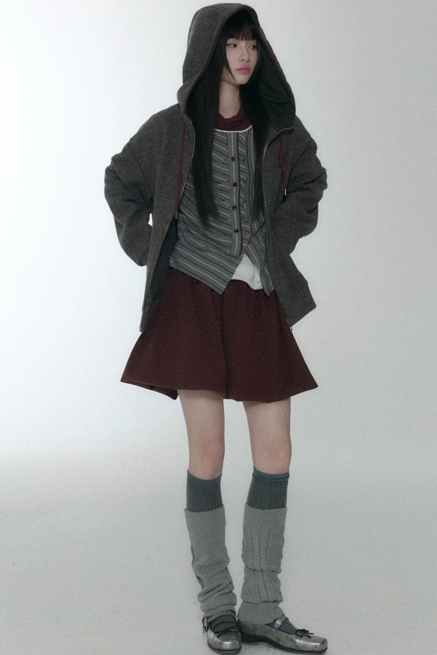 Layered Stripe Long Sleeve Top