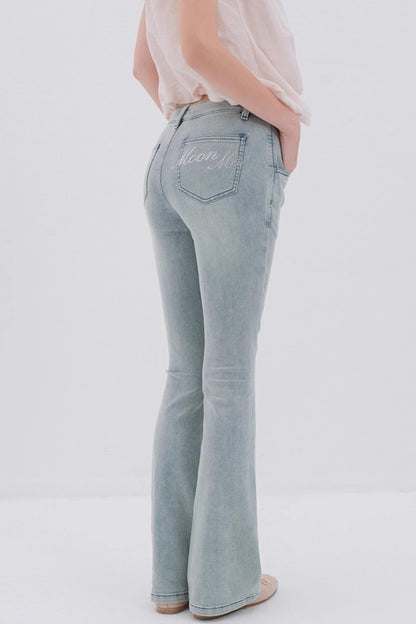 Sunshine Washed Bootcut Jeans