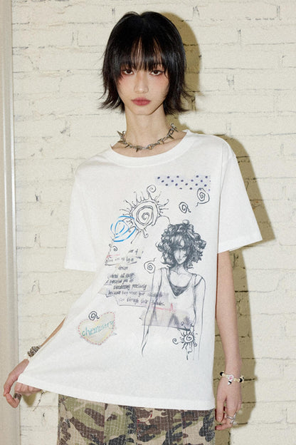 Chemical Retro Girl Tee